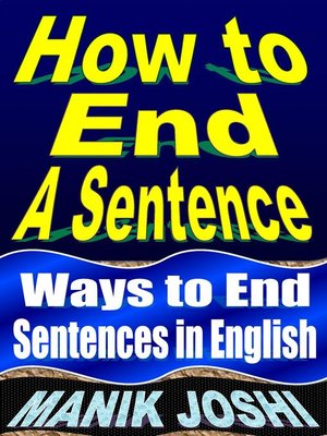cover image of How to End a Sentence